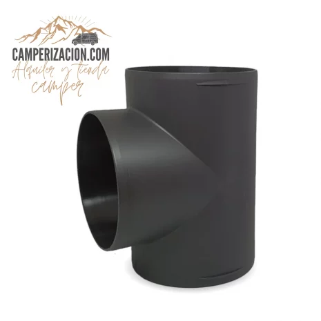 Conexión en T tubo 90mm Conexión en T tubo 90mm