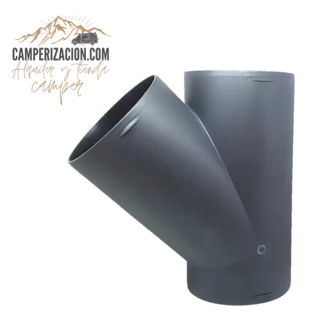 Conexión reducción en Y de 45º de 90_90_60mm Conexión reducción en Y de 45º de 90_90_60mm