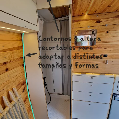 Ducha Gran Volumen con Persiana (6) Ducha Gran Volumen con Persiana (6)