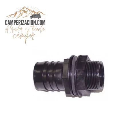 Pasamuros recto para mangueras 19mm Pasamuros recto para mangueras 19mm