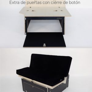 extra puertas con cierre de boton muebles sc002